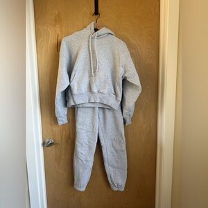 Aritzia TNA Cozy matching sweat set
